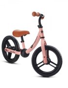 KINDERKRAFT Bicicleta pentru copii copii 2Way Next Rose Pink 10 inch scaun reglabil de la 31-39 cm roti spuma EVA ghidon reglabil pentru copii de la 2 ani pana la 35 kg unghi de viraj limitat