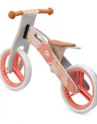 KINDERKRAFT Bicicleta pentru copii Runner Coral din lemn roti 12 inch din spuma EVA greutate admisa 35 kg