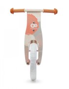 KINDERKRAFT Bicicleta pentru copii Runner Coral din lemn roti 12 inch din spuma EVA greutate admisa 35 kg