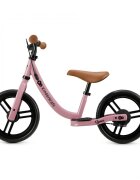 KINDERKRAFT Bicicleta pentru copii Space Dark Pink fara pedale cu suport picioare frana de mana greutate admisa 35 kg