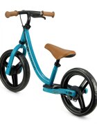 KINDERKRAFT Bicicleta pentru copii Space Deep Blue fara pedale cu suport picioare frana de mana greutate admisa 35 kg