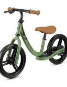 KINDERKRAFT Bicicleta pentru copii Space Light Green fara pedale cu suport picioare frana de mana greutate admisa 35 kg