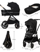 KINDERKRAFT Carucior 2 in 1 Nea 2.0 Midnight Black