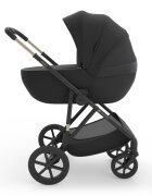 KINDERKRAFT Carucior 2 in 1 pentru copii Prime 3 Black suspensii suport reglabil pentru picioare greutate admisa 22 kg