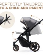 KINDERKRAFT Carucior 2 in 1 Prime 2 Shadow Grey