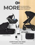 KINDERKRAFT Carucior 3 in 1 A-Tour black