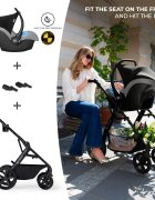 KINDERKRAFT Carucior 3 in 1 A-Tour black
