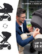 KINDERKRAFT Carucior 3 in 1 A-Tour black