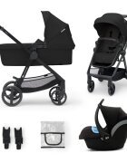 KINDERKRAFT Carucior 3 in 1 Newly classic black