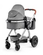 KINDERKRAFT Carucior 3 in 1 Veo grey