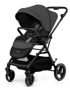KINDERKRAFT Carucior pentru copii 3 in 1 Yoxi Moonlight Grey 0-22 kg cadru din aluminiu accesorii incluse