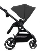 KINDERKRAFT Carucior pentru copii 3 in 1 Yoxi Moonlight Grey 0-22 kg cadru din aluminiu accesorii incluse