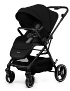 KINDERKRAFT Carucior pentru copii 3 in 1 Yoxi Pure Black 0-22 kg cadru din aluminiu accesorii incluse