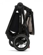 KINDERKRAFT Carucior pentru copii Esme Sand Beige 3 in 1 reversibil cu spatar si maner reglabil suportul pentru pahar husa pentru picioare husa de ploaie geanta
