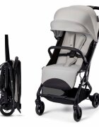 KINDERKRAFT Carucior pentru copii Indy 3 Urban Grey cu spatar si suport pentru picioare reglabile cadru din aluminiu curea de transport greutate admisa 15 kg