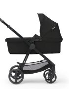 KINDERKRAFT Carucior pentru copii Newly Classic Black 4 in 1 cu suspensii cadru din aluminiu reversibil si accesorii incluse