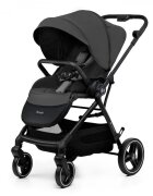 KINDERKRAFT Carucior pentru copii Yoxi Moonlight Grey 2 in 1 suspensii spatar reglabil maner ajustabil accesorii
