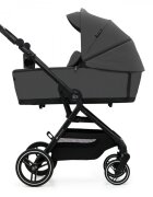 KINDERKRAFT Carucior pentru copii Yoxi Moonlight Grey 2 in 1 suspensii spatar reglabil maner ajustabil accesorii