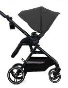 KINDERKRAFT Carucior pentru copii Yoxi Moonlight Grey 2 in 1 suspensii spatar reglabil maner ajustabil accesorii