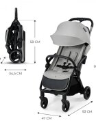 KINDERKRAFT Carucior sport Apino 0-22 kg dove grey