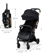 KINDERKRAFT Carucior sport Apino 0-22 kg raven black