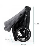 KINDERKRAFT Carucior sport Nea platinum grey