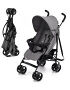 KINDERKRAFT Carucior sport Tik tip umbrela stone grey spatar reglabil pozitie somn suport pentru picioare roti din spuma Eva greutate redusa 65 kg