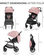 KINDERKRAFT Carucior sport Trig 2 pink