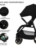 KINDERKRAFT Carucior sport Trig 3 onyx black