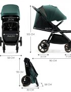 KINDERKRAFT Carucior sport ultra compact Mitzy 0-22 kg Jade Green