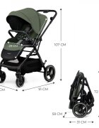KINDERKRAFT Carucior sport Yoxi green
