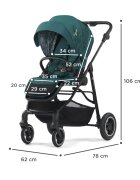 KINDERKRAFT Caruciorul All Road nature vibes