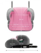 KINDERKRAFT Inaltator auto Boost i-size 135-150 cm rose pink