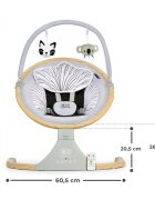 KINDERKRAFT Leagan electric 2 in 1 Lumi grey