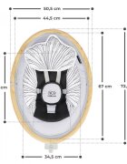 KINDERKRAFT Leagan electric 2 in 1 Lumi grey