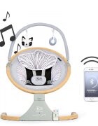 KINDERKRAFT Leagan electric 2 in 1 Lumi grey