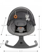 KINDERKRAFT Leagan electric Lumi 2 dark grey
