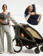 KINDERKRAFT Marsupiu Carrybee Bej cu 2 pozitii de purtare si greutate admisa 20 kg