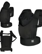 KINDERKRAFT Marsupiu Carrybee Black cu 2 pozitii de purtare si greutate admisa 20 kg