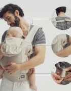 KINDERKRAFT Marsupiu Carrybee Grey cu 2 pozitii de purtare si greutate admisa 20 kg