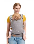 KINDERKRAFT Marsupiu ergonomic Nino pana la 20 kg confetti grey