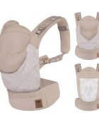 KINDERKRAFT Marsupiu ergonomic pentru copii Huggy Bizuu Dune Whisper