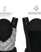 KINDERKRAFT Marsupiu ergonomic pentru copii Huggy Bizuu Lunar Black