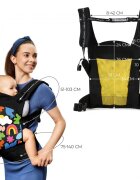 KINDERKRAFT Marsupiu pentru copii Huggy Happy Shapes