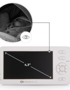 KINDERKRAFT Monitor pentru bebelusi Niteeye Travel Alb
