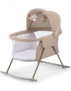 KINDERKRAFT Patut 3 in 1 Lovi beige multifunctional saltea si accesorii incluse