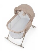 KINDERKRAFT Patut 3 in 1 Lovi beige multifunctional saltea si accesorii incluse