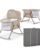 KINDERKRAFT Patut 3 in 1 Lovi beige multifunctional saltea si accesorii incluse