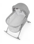 KINDERKRAFT Patut 3 in 1 Lovi grey multifunctional cu accesorii incluse