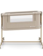 KINDERKRAFT Patut 3 in 1 Nestee Grow 2 next to me Beige cu roti si picioare telescopice